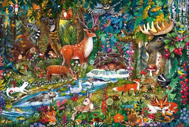 Puzzle Animaux de la Forêt 150 pièces