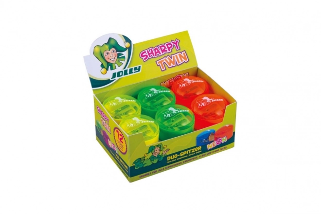 Taille-crayon double avec couvercle