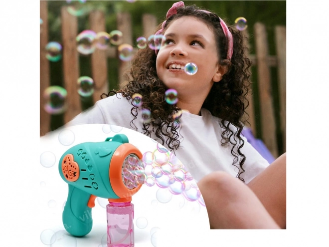 Pistolet à bulles coloré pour enfants