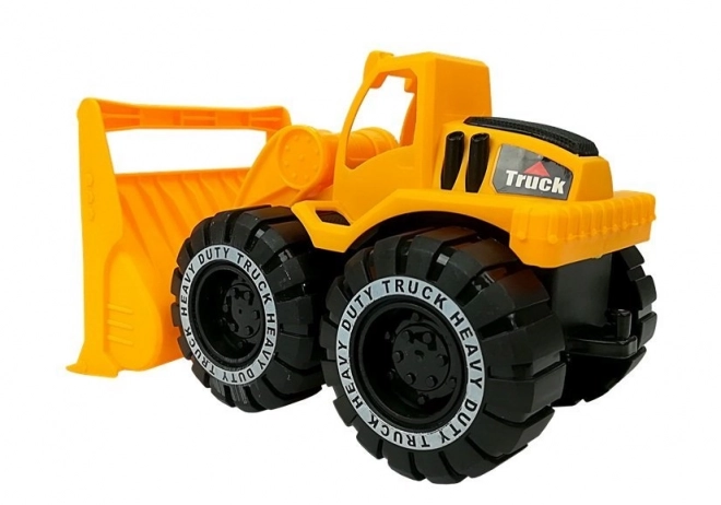 Grand jouet de construction avec remorque et bulldozer 49 cm
