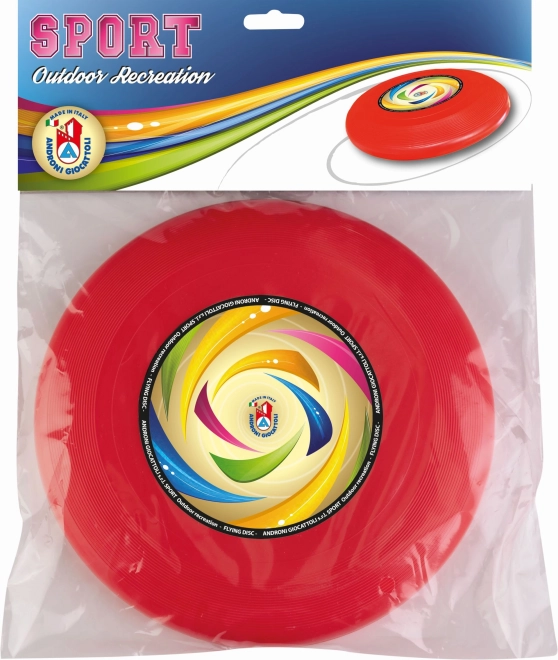 Disque Androni à lancer - diamètre 23 cm, rouge