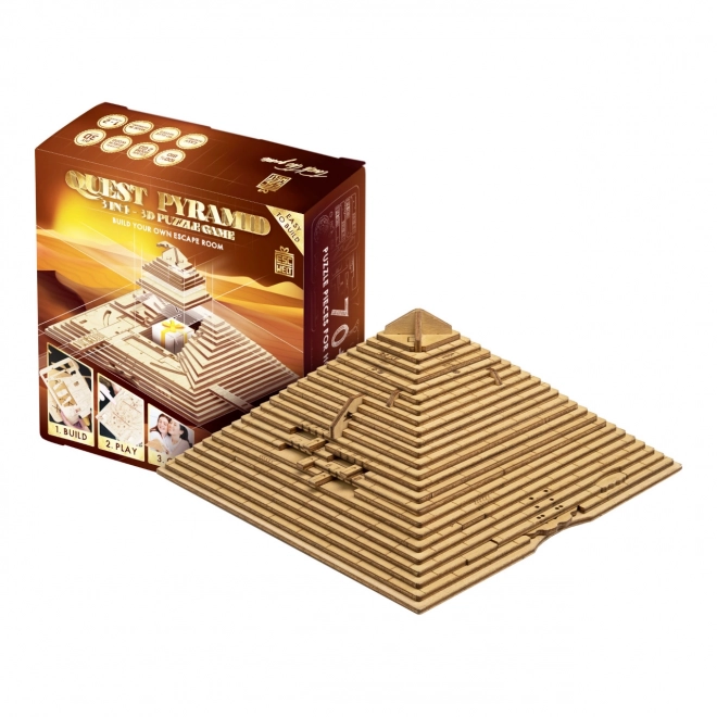 EscapeWelt 3D puzzle mécanique en bois Pyramide