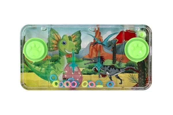 Jeu d'eau casse-tête 11x6cm plastique dinosaure 4 types 24pcs en boîte