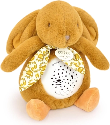 Boîte à musique Doudou avec projection Lapin