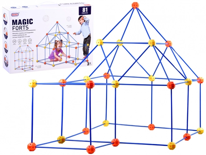 Jeux de Construction Grandes Pailles 81 pcs