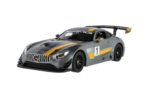 Voiture RC Mercedes AMG GT3 plastique 35cm 2,4GHz télécommandée à piles en boîte 44x18x23cm