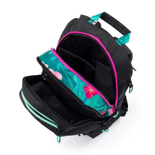 Sac à dos étudiant + trousse OXY Sport Tropic