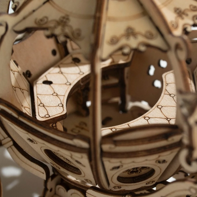 Carrosse en citrouille - Maquette en bois 3D