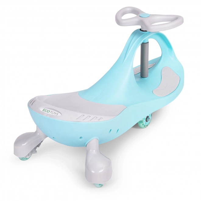 Voiture pour enfants avec roues lumineuses bleue Ecotoys