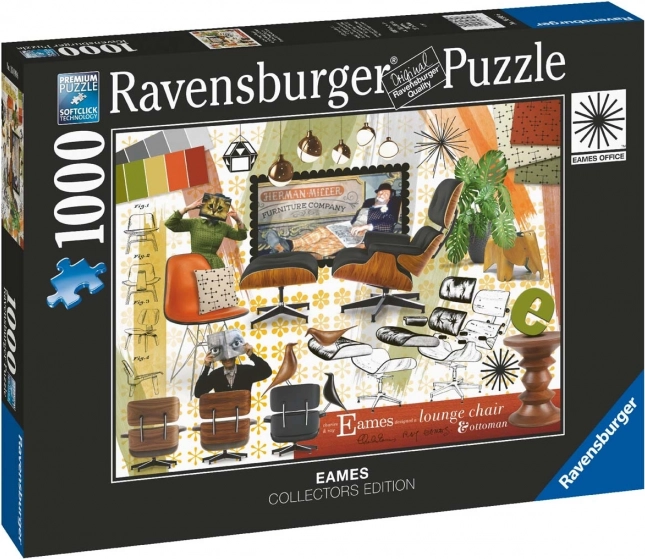Puzzle Ravensburger Eames Design Classics 1000 pièces