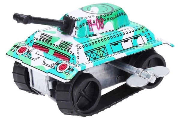 Tank en métal à remonter avec clé