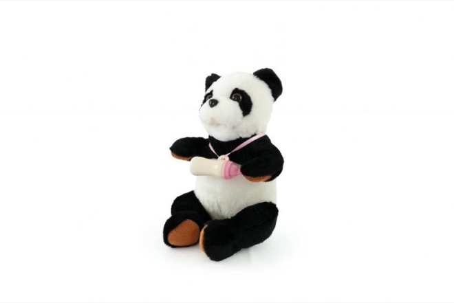Panda interactive avec biberon