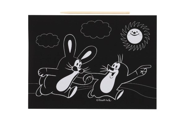 Gravure à gratter La Petite Taupe et ses amis
