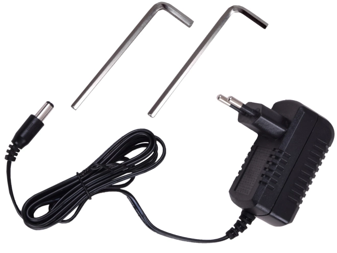 Trottinette électrique avec éclairage LED – Blanc