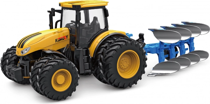 Tracteur avec accessoires et effets