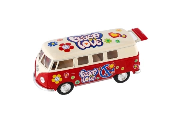 Autobus Kinsmart VW Classique métal/plastique 13cm à rétrofriction