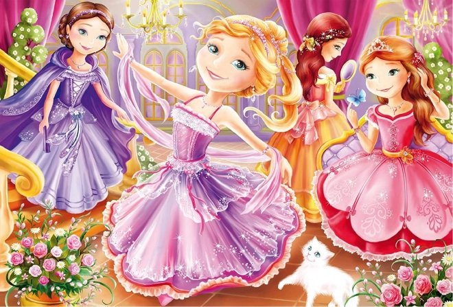 SCHMIDT Puzzle Princesses de conte de fées 3x24 pièces