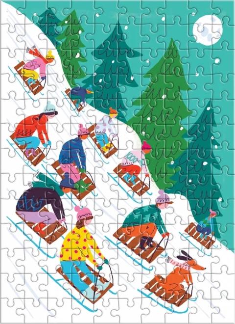Mini Puzzle Luge - 100 pièces