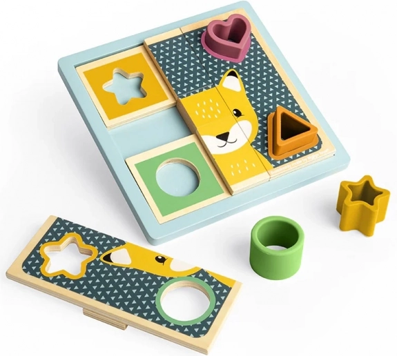 Puzzle d’activité Bigjigs Toys en bois FSC