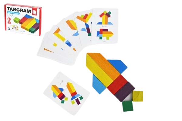 Jeu de logique en bois Tangram 8