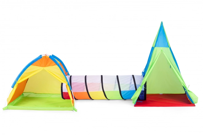 Aire de jeux de tentes pour enfants 3 en 1 igloo tipi tunnel IPLAY