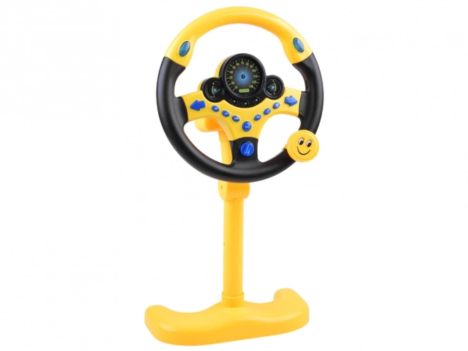 Volant interactif sur support + sons des boutons de télécommande ZA3965