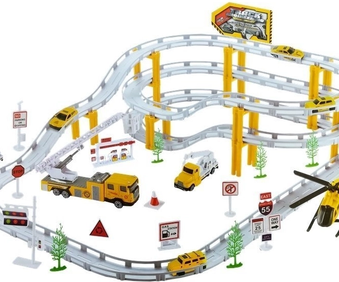 Piste de course modulable de 495 cm