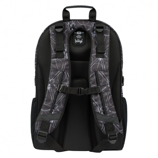 ENSEMBLE BAAGL 3 PIÈCES Skate Harry Potter Reliques de la Mort: sac à dos, trousse, sac