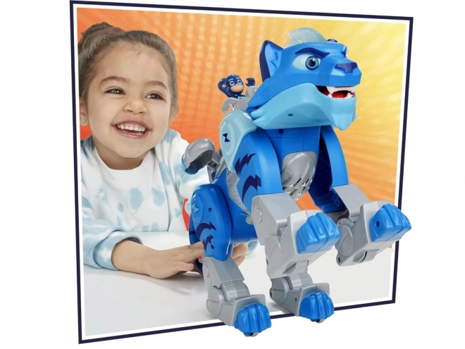 PJMasks Chat Courageux Rugissant avec figurine