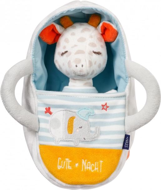 Girafe en peluche avec sac, GoodNight