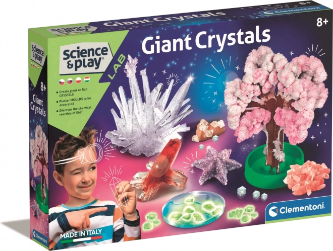 CLEMENTONI Science&Play Laboratoire : Mega cristaux lumineux