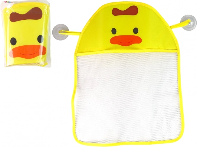 Organisateur de jouets de bain en forme de poussin