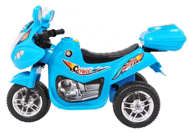 Tricycle BJX-088 moto électrique + sons + lumières – Bleu
