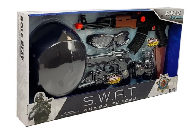 Set de Jouet S.W.A.T Enfant avec Pistolets et Casque