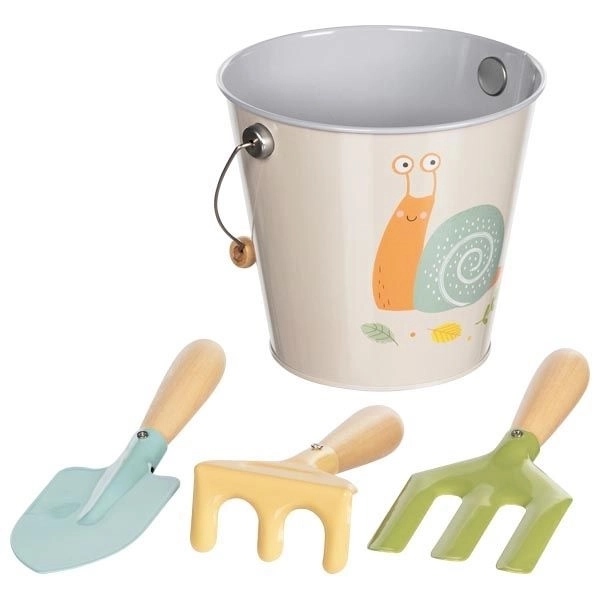 GOKI Ensemble d'outils de jardin 4 pièces