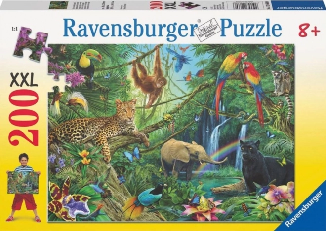 Puzzle Animaux dans la Jungle 200 pièces de Ravensburger