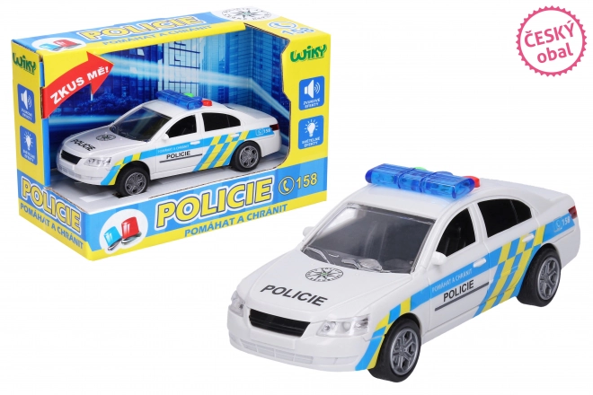 Voiture de police avec effets 15,5 cm - emballage tchèque