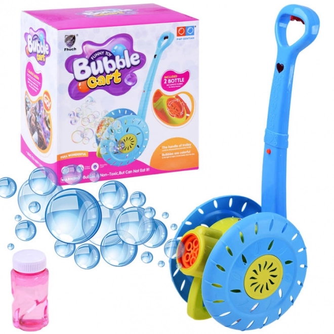 Machine à bulles pousse-pousse pour enfants