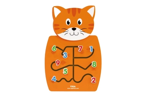 Jeu mural en bois - chiffres