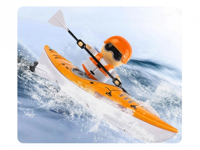Kayak éclairé avec rameur à télécommande