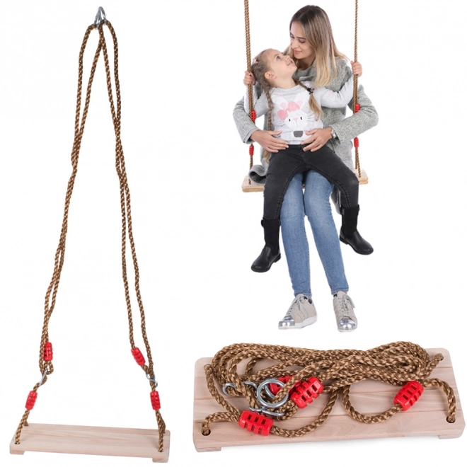 Siège de balançoire en bois pour enfant