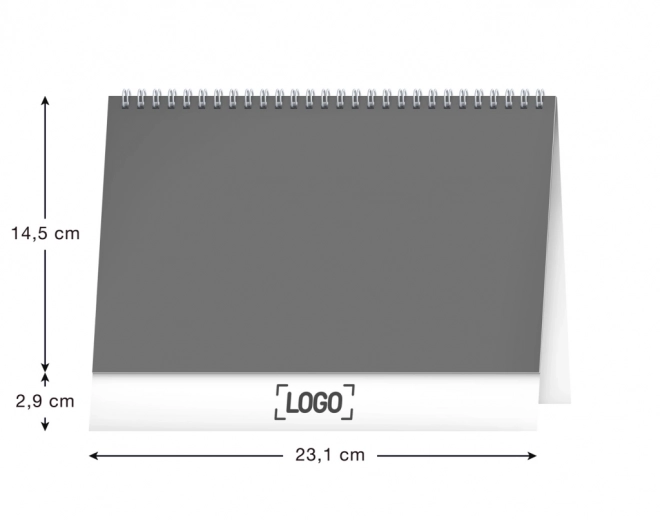 Calendrier de Bureau NOTIQUE Jardinier 2025, 23,1 x 14,5 cm