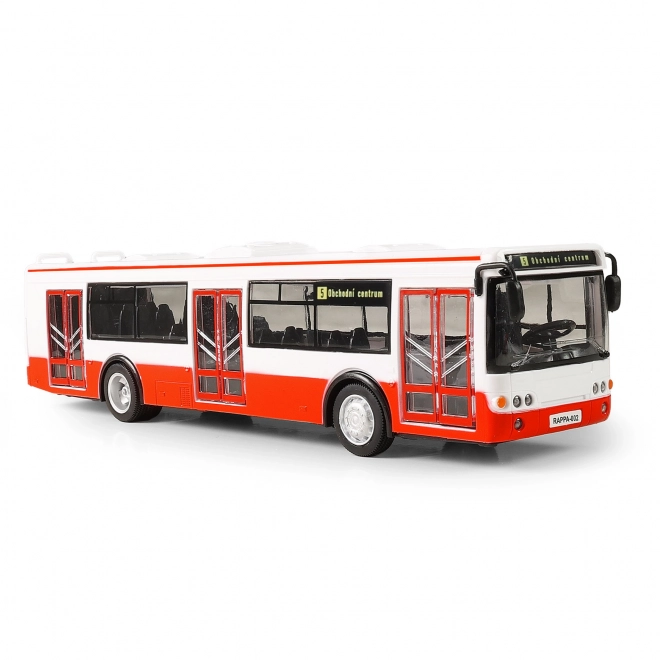Autobus qui annonce les arrêts en tchèque 28 cm