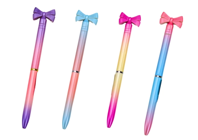 Stylo à bille avec pointe bleue en couleur de nœud 0,7 mm Mix