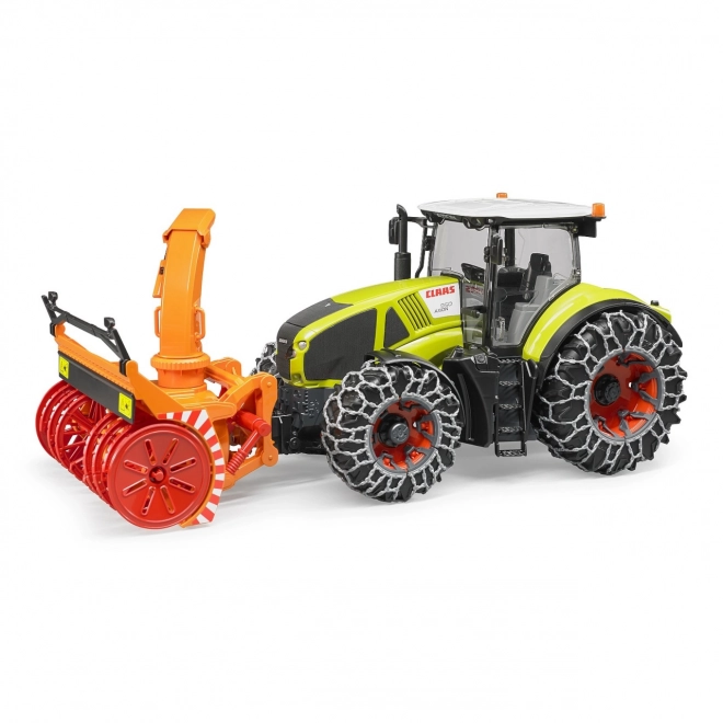Bruder Tracteur Class Axion 950 avec fraise à neige