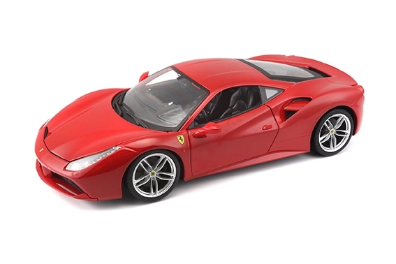 Voiture en métal Ferrari 488 GTB rouge