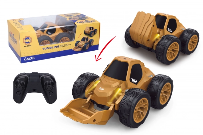 RC bulldozer avec basculement à télécommande 20 cm