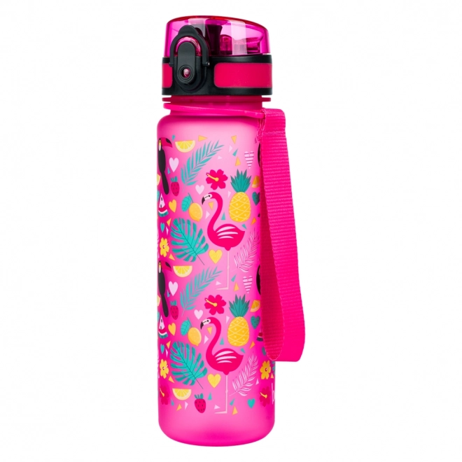 Bouteille à boire en Tritan BAAGL Flamants roses, 500 ml