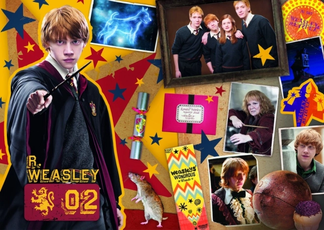 TREFL Puzzle Harry Potter : Ron, Hermione et Harry 400 + 500 + 600 pièces