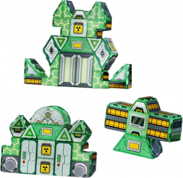 Jeu de construction magnétique Station Cosmos 4D 172 pièces